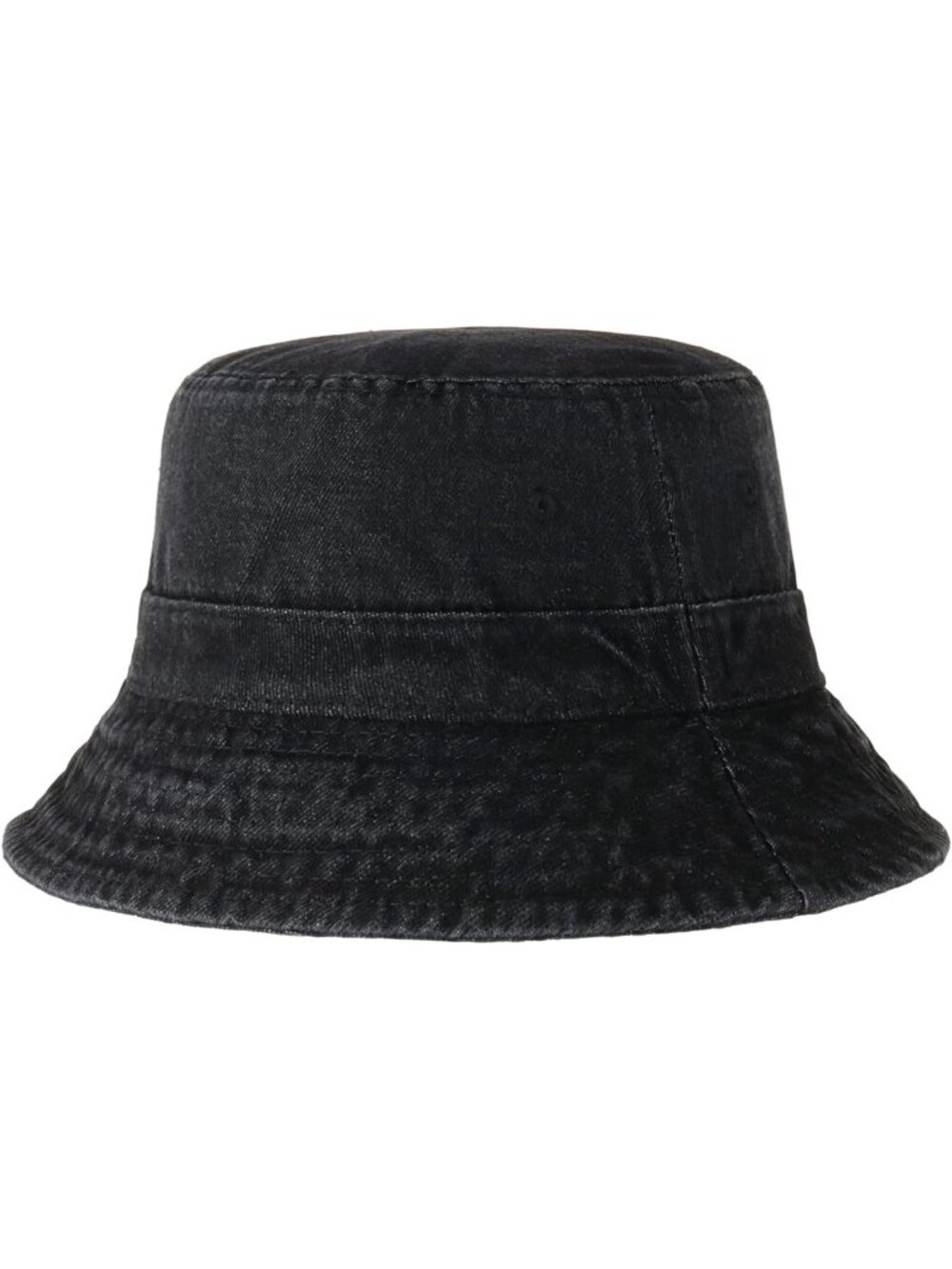 Unisex Denim Black Cotton Summer Sun Boonie Style Beach Golf Fishing Bucket Hat